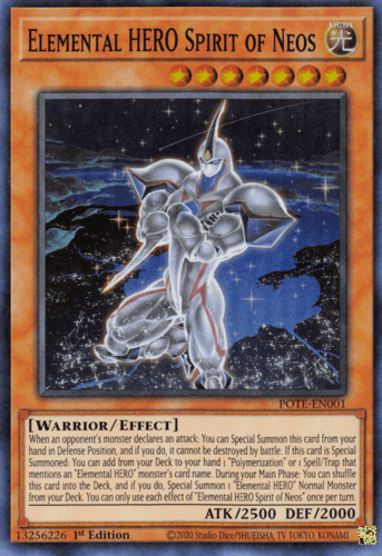 Elemental HERO Spirit of Neos - POTE-EN001 Super Rare Unlimited