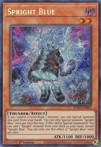 Spright Blue - POTE-EN003 Secret Rare 1st Edition