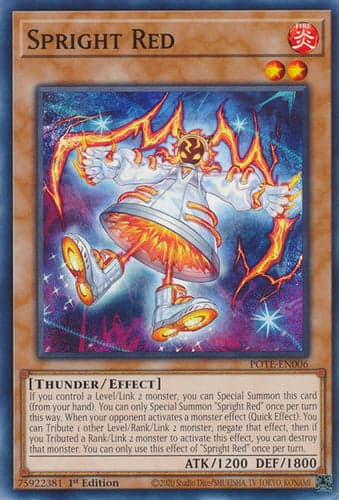 Spright Red - POTE-EN006 Common 1st Edition