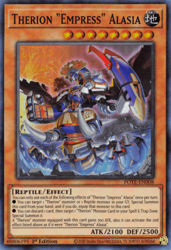 Therion "Empress" Alasia - POTE-EN008 Super Rare 1st Edition