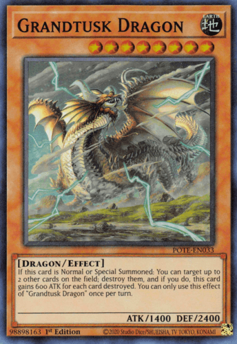 Grandtusk Dragon - POTE-EN033 Super Rare Unlimited