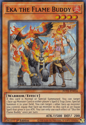 Eka the Flame Buddy - POTE-EN034 Super Rare Unlimited