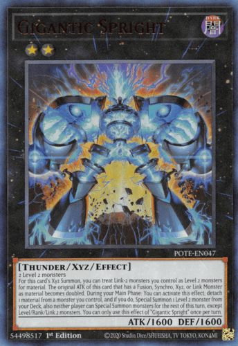 Gigantic Spright - POTE-EN047 Ultra Rare Unlimited