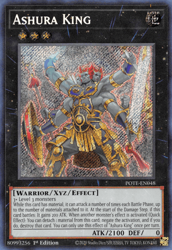 Ashura King - POTE-EN048 Secret Rare Unlimited