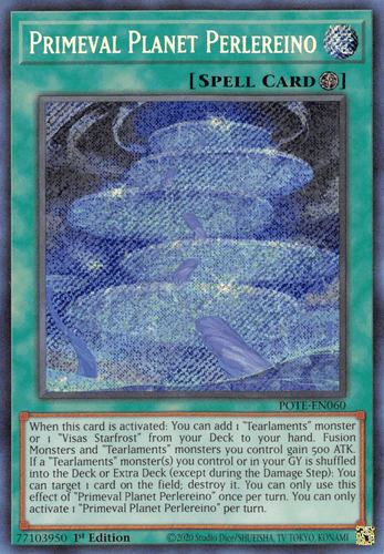 Primeval Planet Perlereino - POTE-EN060 Secret Rare Unlimited