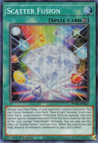 Scatter Fusion - POTE-EN062 Super Rare 1st Edition