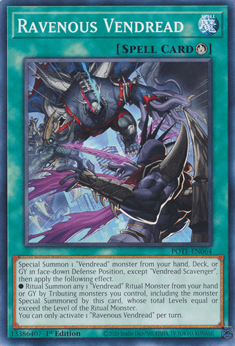Ravenous Vendread - POTE-EN064 Common 1st Edition