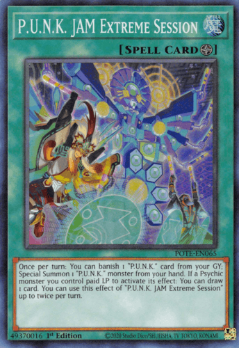 P.U.N.K. JAM Extreme Session - POTE-EN065 Super Rare Unlimited