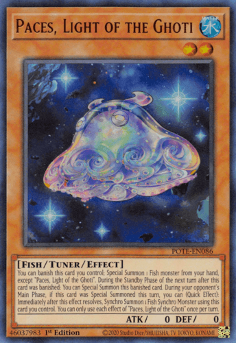 Paces, Light of the Ghoti - POTE-EN086 Ultra Rare Unlimited