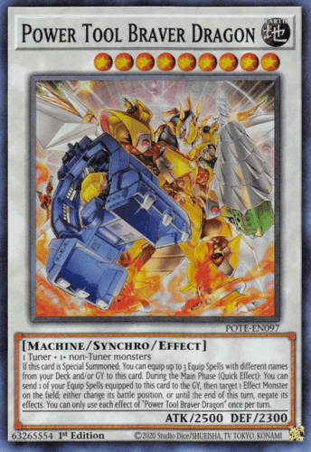 Power Tool Braver Dragon - POTE-EN097 Super Rare Unlimited