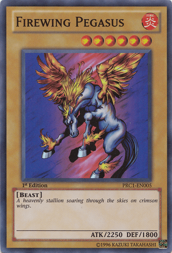 Firewing Pegasus - PRC1-EN005 Super Rare 1st Edition