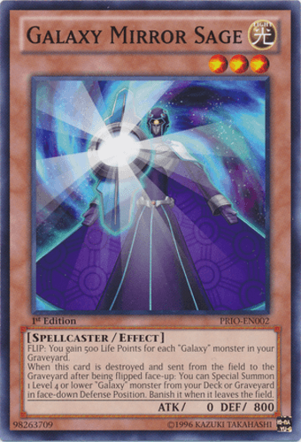 Galaxy Mirror Sage - PRIO-EN002 Common 1st Edition