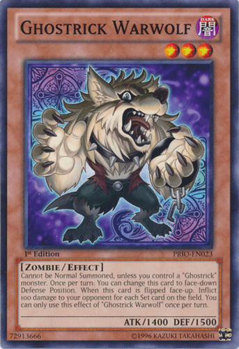 Ghostrick Warwolf - PRIO-EN023 Common 1st Edition