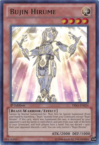 Bujin Hirume - PRIO-EN024 Ultra Rare 1st Edition