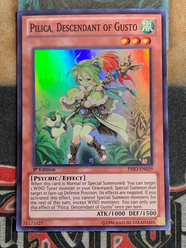 Pilica, Descendant of Gusto - PRIO-EN029 Super Rare Unlimited