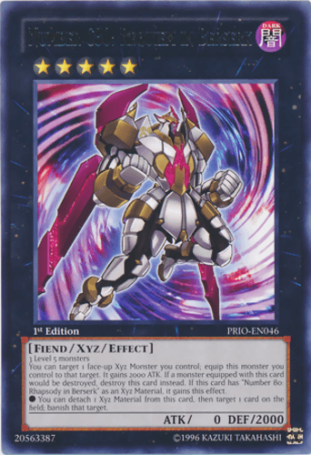 Number C80: Requiem in Berserk - PRIO-EN046 Rare 1st Edition