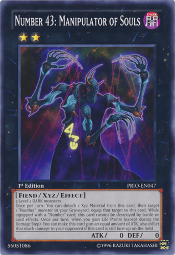 Number 43: Manipulator of Souls - PRIO-EN047 Common 1st Edition