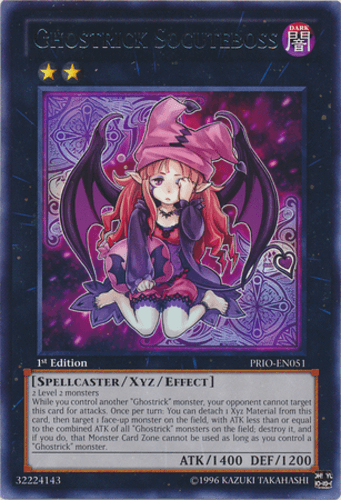 Ghostrick Socuteboss - PRIO-EN051 Rare 1st Edition