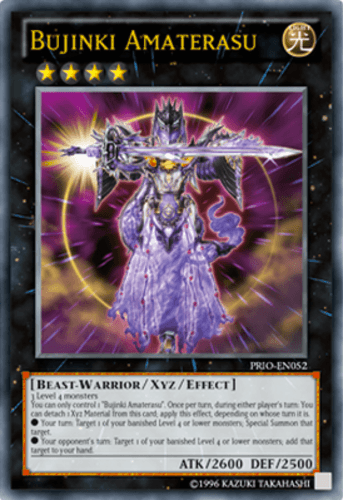 Bujinki Amaterasu - PRIO-EN052 Secret Rare 1st Edition