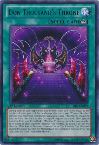 Don Thousand's Throne - PRIO-EN059 Rare Unlimited