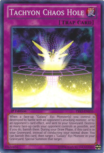 Tachyon Chaos Hole - PRIO-EN070 Super Rare 1st Edition