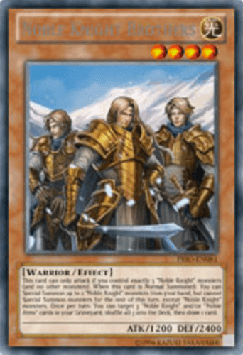 Noble Knight Brothers - PRIO-EN081 Secret Rare 1st Edition