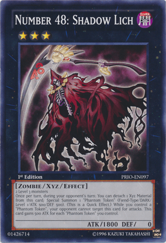 Number 48: Shadow Lich - PRIO-EN097 Common 1st Edition