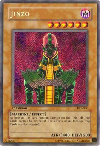 Jinzo - PSV-000 Secret Rare 1st Edition