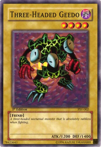 Three-Headed Geedo - PSV-002 Common 1st Edition