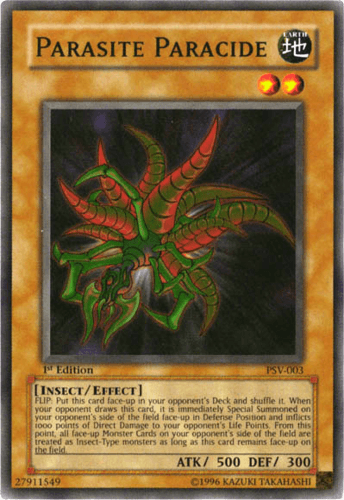 Parasite Paracide - PSV-003 Super Rare Unlimited