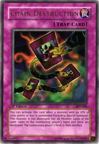 Chain Destruction - PSV-006 Ultra Rare Unlimited