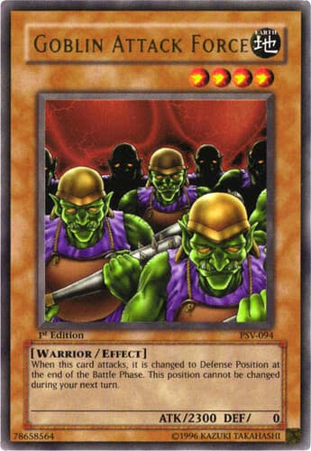 Goblin Attack Force - PSV-094 Ultra Rare 1st Edition