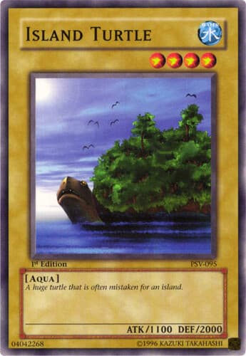 Island Turtle - PSV-095 Common 1st Edition