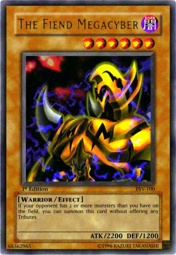 The Fiend Megacyber - PSV-100 Ultra Rare 1st Edition