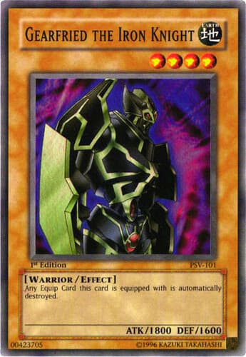 Gearfried the Iron Knight - PSV-101 Super Rare 1st Edition