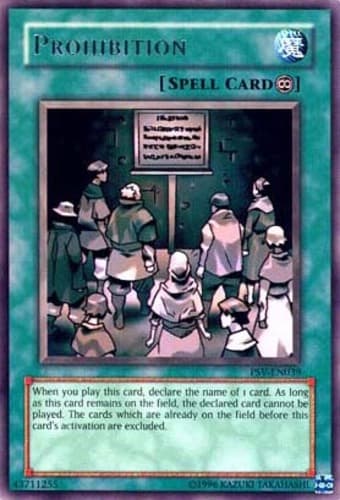Prohibition - PSV-EN039 Rare Unlimited