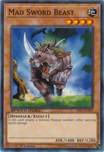 Mad Sword Beast - PSV-EN091 Rare Unlimited