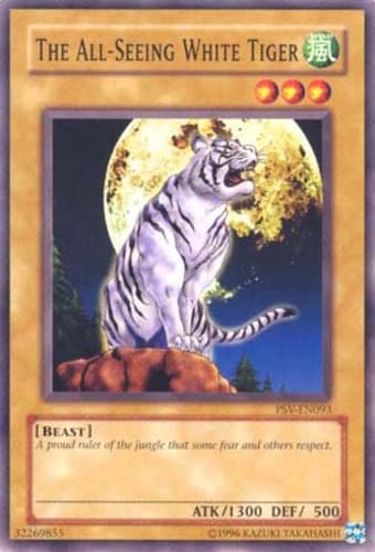 The All-Seeing White Tiger - PSV-EN093 Common Unlimited