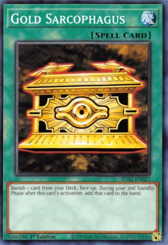 Gold Sarcophagus - PT03-EN001 Ultra Rare Limited Edition