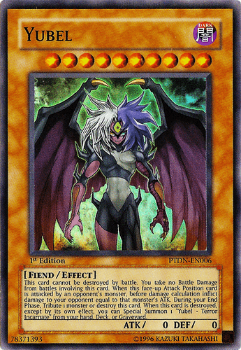Yubel - PTDN-EN006 Super Rare 1st Edition