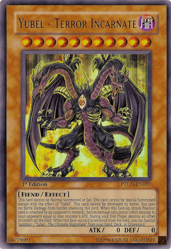 Yubel - Terror Incarnate - PTDN-EN007 Ultra Rare Unlimited