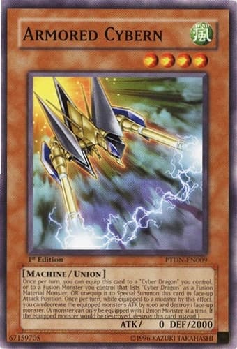 Armored Cybern - PTDN-EN009 Common 1st Edition