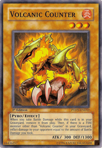 Volcanic Counter - PTDN-EN012 Super Rare 1st Edition