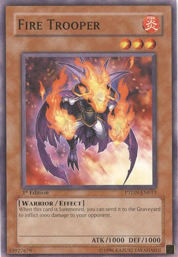 Fire Trooper - PTDN-EN013 Common 1st Edition