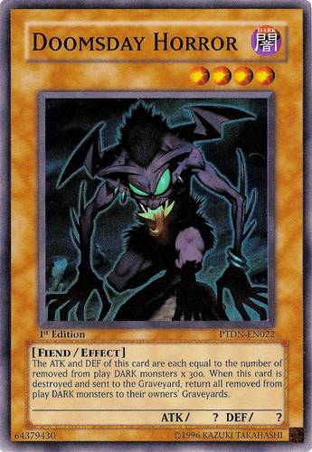 Doomsday Horror - PTDN-EN022 Super Rare 1st Edition