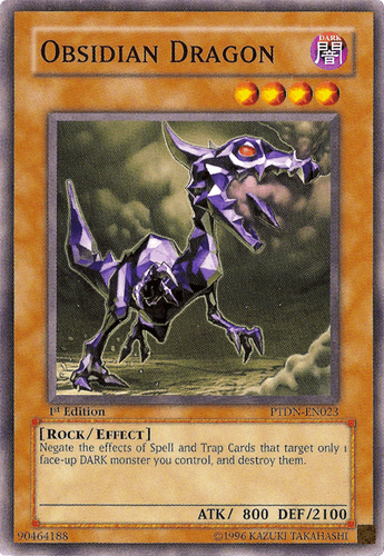 Obsidian Dragon - PTDN-EN023 Common 1st Edition