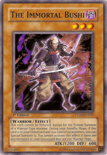 The Immortal Bushi - PTDN-EN029 Common 1st Edition