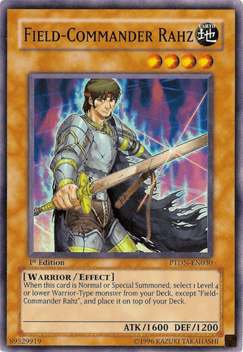 Field-Commander Rahz - PTDN-EN030 Super Rare 1st Edition