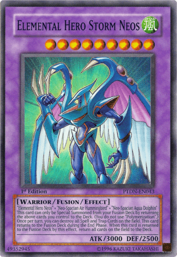 Elemental HERO Storm Neos - PTDN-EN043 Super Rare Unlimited
