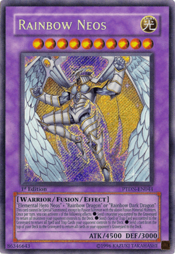 Rainbow Neos - PTDN-EN044 Secret Rare 1st Edition